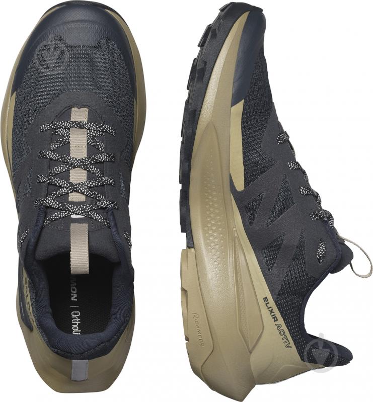 Кроссовки мужские демисезонные Salomon ELIXIR ACTIV L47455300 р.42 черно-зеленые - фото 5