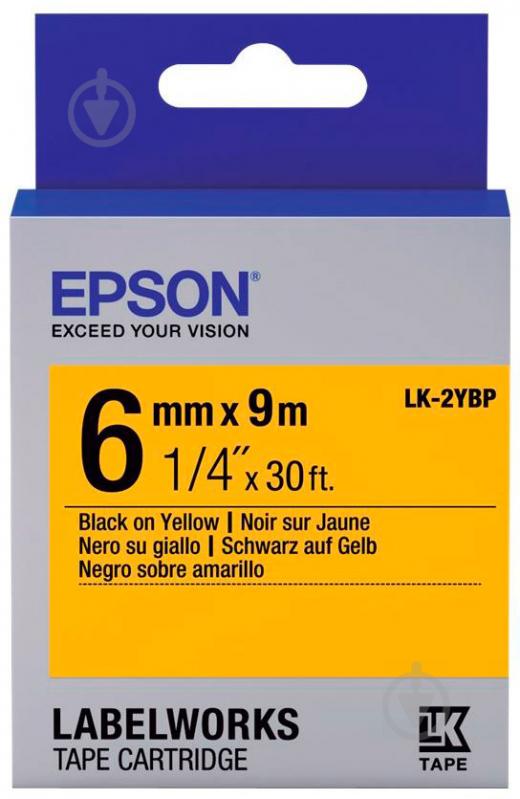 Картридж с лентой Epson LabelWorks LK2YBP - фото 1