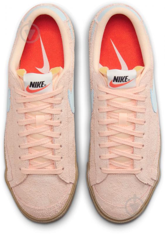 Кроссовки женские демисезонные Nike BLAZER LOW '77 VNTG FQ8060-800 р.40,5 пудровые - фото 7