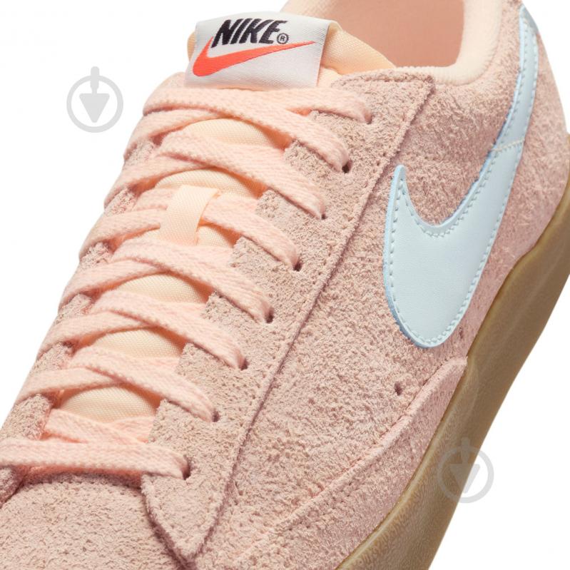 Кроссовки женские демисезонные Nike BLAZER LOW '77 VNTG FQ8060-800 р.40,5 пудровые - фото 8