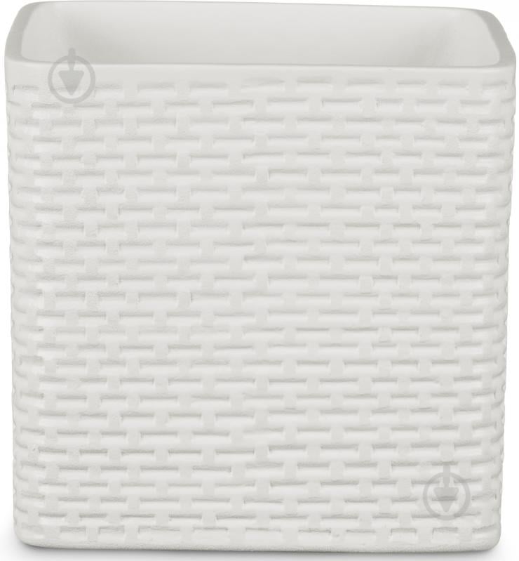 Кашпо керамическое Scheurich Modern Cube квадратный 1,8 л белый - фото 1 Кашпо керамическое Scheurich Modern Cube квадратный 1,8 л белый - фото 1