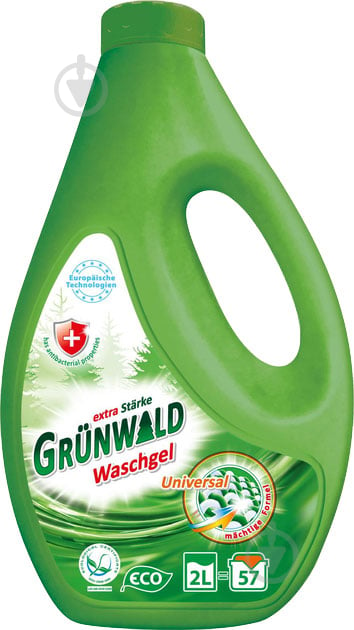 Гель для прання для машинного та ручного прання Grunwald Universal 2 л - фото 1