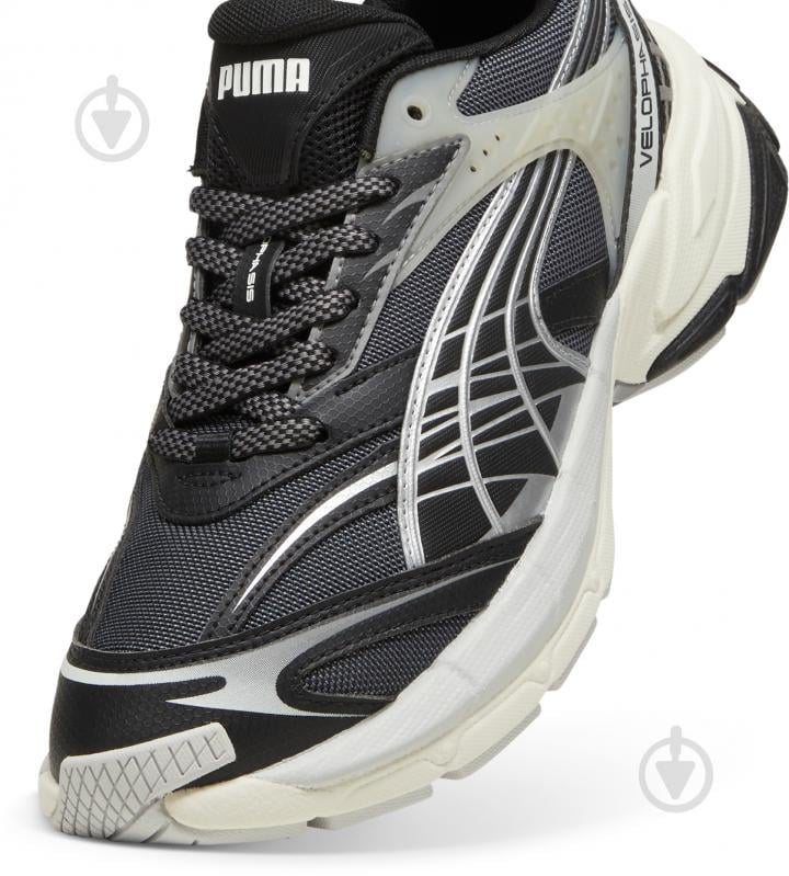 Кроссовки мужские демисезонные Puma VELOPHASIS BORN IN THE 2000S 39821905 р.46 черные с серым - фото 4