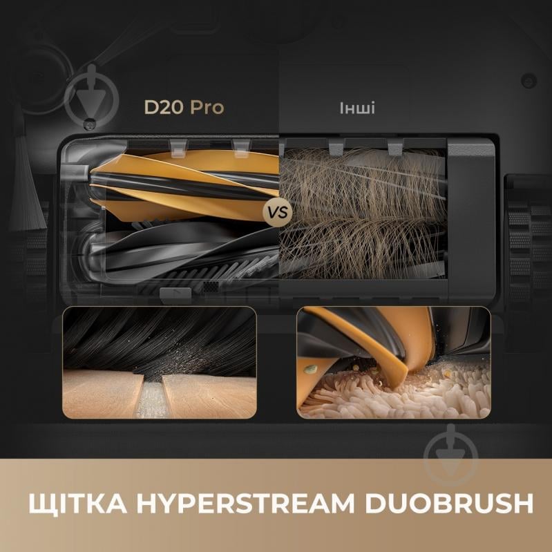 Робот-пилосос DREAME D20 PRO (RLD43SA) white - фото 4 Робот-пилосос DREAME D20 PRO (RLD43SA) white - фото 4