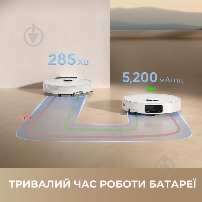 Робот-пилосос DREAME D20 PRO (RLD43SA) white - фото 9 Робот-пилосос DREAME D20 PRO (RLD43SA) white - фото 9