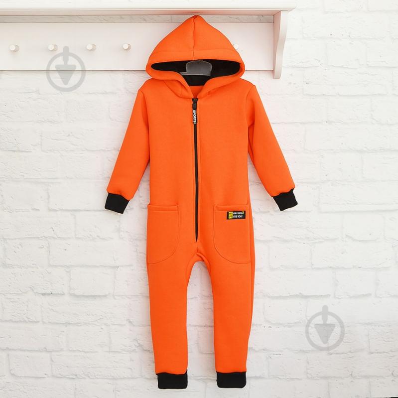 Ромпер-реглан унисекс Blanka р.128-134 оранжевый 110844 - фото 2 Ромпер-реглан унисекс Blanka р.128-134 оранжевый 110844 - фото 2