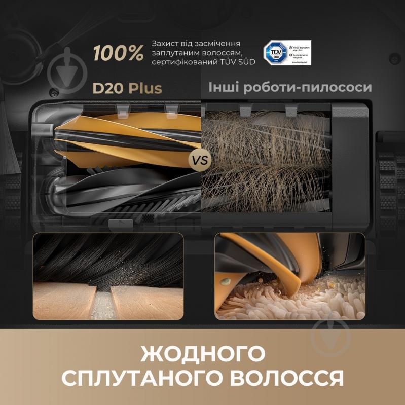 Робот-пылесос DREAME D20 PLUS (RLD35GD) white - фото 6