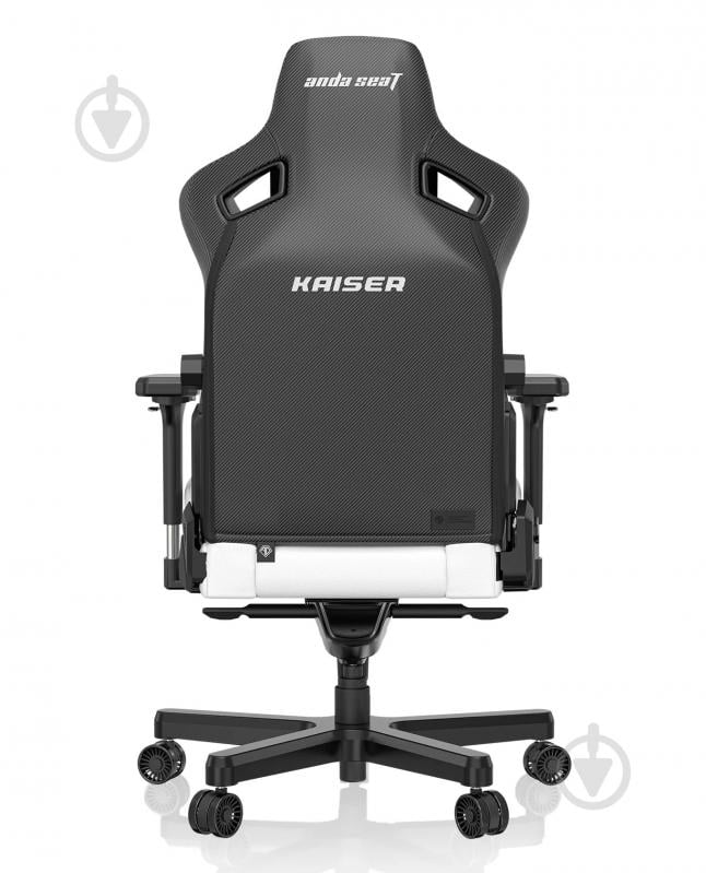 Кресло игровое Anda Seat Kaiser 3 Size XL White (AD12YDC-XL-01-W-PVC) белый - фото 10