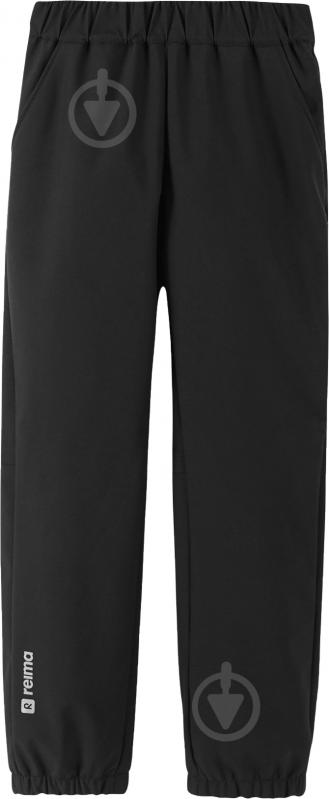 Брюки Reima Softshell Helppo р.104 черный 5100241A-9990 - фото 1