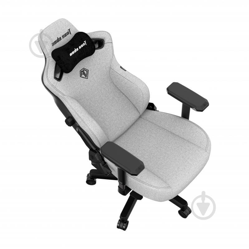 Кресло Anda Seat Кресло игровое Anda Seat Kaiser 3 Size XL Grey Fabric (AD12YDC-XL-01-G-PVF) серый - фото 12