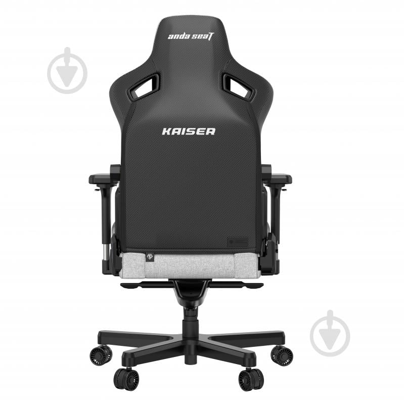 Кресло Anda Seat Кресло игровое Anda Seat Kaiser 3 Size XL Grey Fabric (AD12YDC-XL-01-G-PVF) серый - фото 5