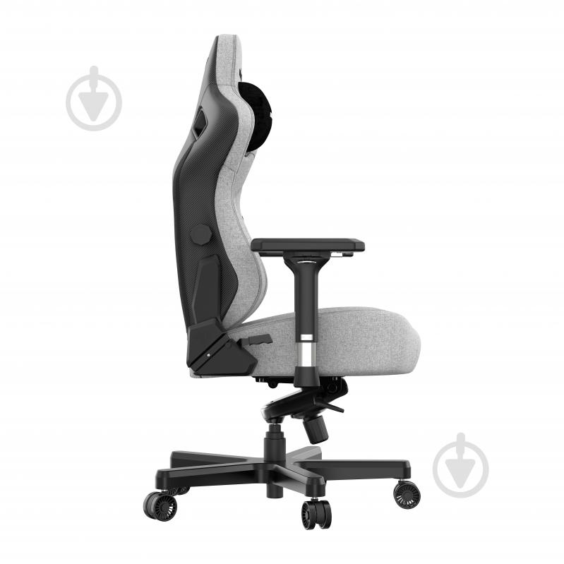 Кресло Anda Seat Кресло игровое Anda Seat Kaiser 3 Size XL Grey Fabric (AD12YDC-XL-01-G-PVF) серый - фото 4