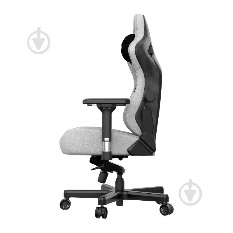 Кресло Anda Seat Кресло игровое Anda Seat Kaiser 3 Size XL Grey Fabric (AD12YDC-XL-01-G-PVF) серый - фото 6