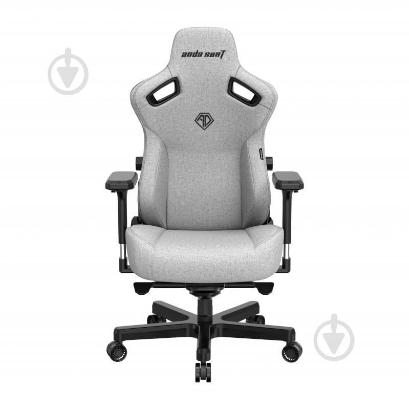 Кресло Anda Seat Кресло игровое Anda Seat Kaiser 3 Size XL Grey Fabric (AD12YDC-XL-01-G-PVF) серый - фото 8