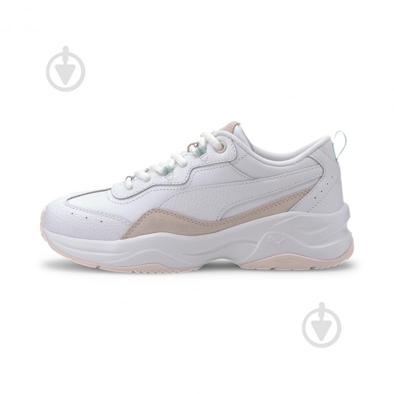 Кроссовки женские демисезонные Puma Cilia Lux 37028209 р.35,5 белые - фото 1