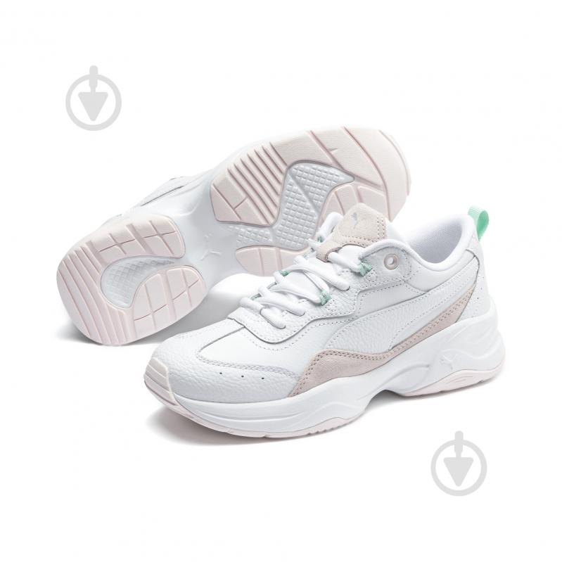 Кроссовки женские демисезонные Puma Cilia Lux 37028209 р.35,5 белые - фото 2