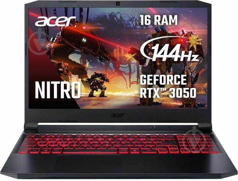 ᐉ Ноутбук Acer Nitro 5 AN515-45 15,6" (NH.QBAEU.001) black • Купить в ...