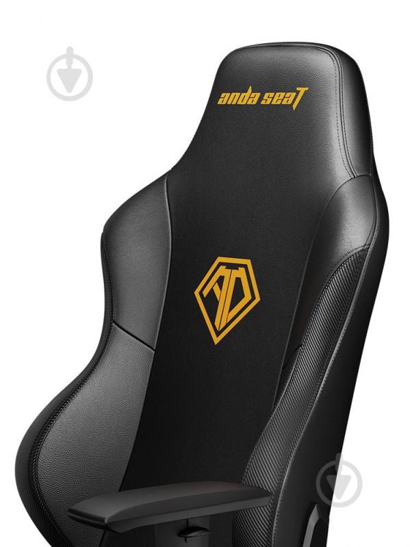 Крісло Anda Seat Phantom 3 Size L Black & Gold (AD18Y-06-B-PVC) чорний - фото 4