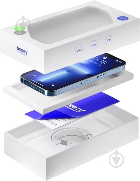 Смартфон Apple Apple iPhone 13 Pro 256GB Sierra Blue (REF A) (2AMLVP3) - фото 7