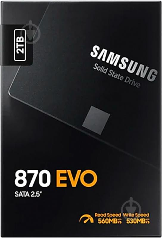 SSD-накопичувач Samsung 870 EVO 2000GB 2,5" SATA III MLC (MZ-77E2T0BW) - фото 6