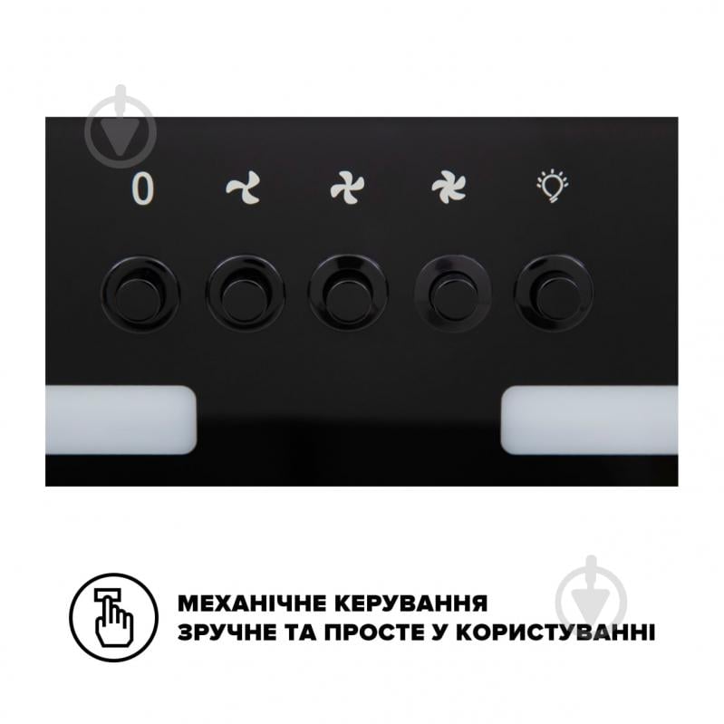 Витяжка Interline Line BL A/60 GL/PB - фото 6