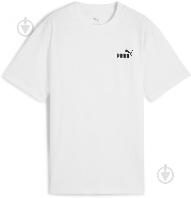 Футболка Puma ESS Small No. 1 Logo Relaxed Tee B 68492002 р.164 білий - фото 1 Футболка Puma ESS Small No. 1 Logo Relaxed Tee B 68492002 р.164 білий - фото 1