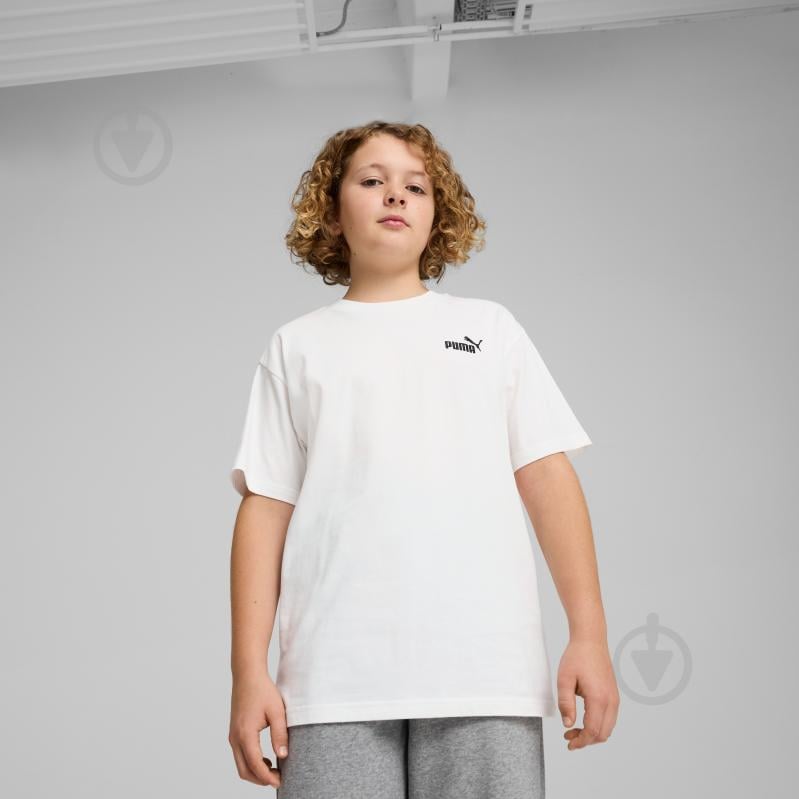Футболка Puma ESS Small No. 1 Logo Relaxed Tee B 68492002 р.164 білий - фото 3 Футболка Puma ESS Small No. 1 Logo Relaxed Tee B 68492002 р.164 білий - фото 3