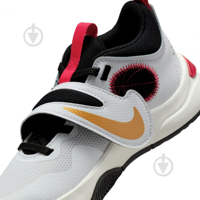 Кроссовки детские демисезонные Nike TEAM HUSTLE D 11 DV8994-104 р.30 белые - фото 9