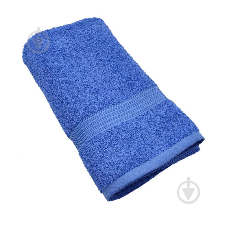 Полотенце Косичка 100x150 см синий Simi - фото 2