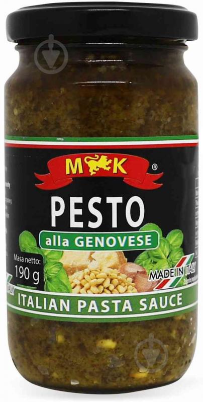 Соус M&K PESTO зеленый из базилика 190 г - фото 1