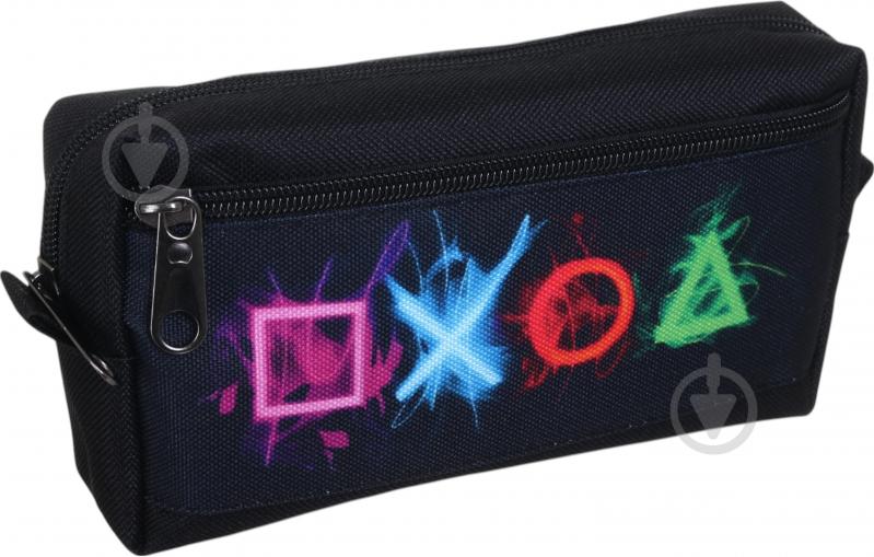 Пенал на молнии 18х4,5х9 см с карманом на молнии (с рисунком) Nota Bene черный - фото 2 Пенал на молнии 18х4,5х9 см с карманом на молнии (с рисунком) Nota Bene черный - фото 2