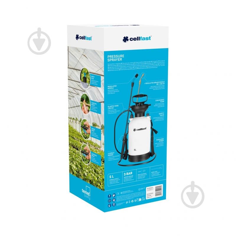 Обприскувач ручний Cellfast (42-217) 5 л - фото 2