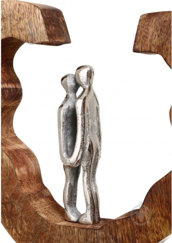 Статуэтка Inari Couple 8758 22х25х3,5 см серебряный - фото 3