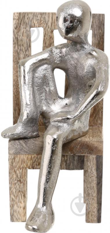 Статуэтка Inari Mindly 8840 15х10х6 см серебряный - фото 1