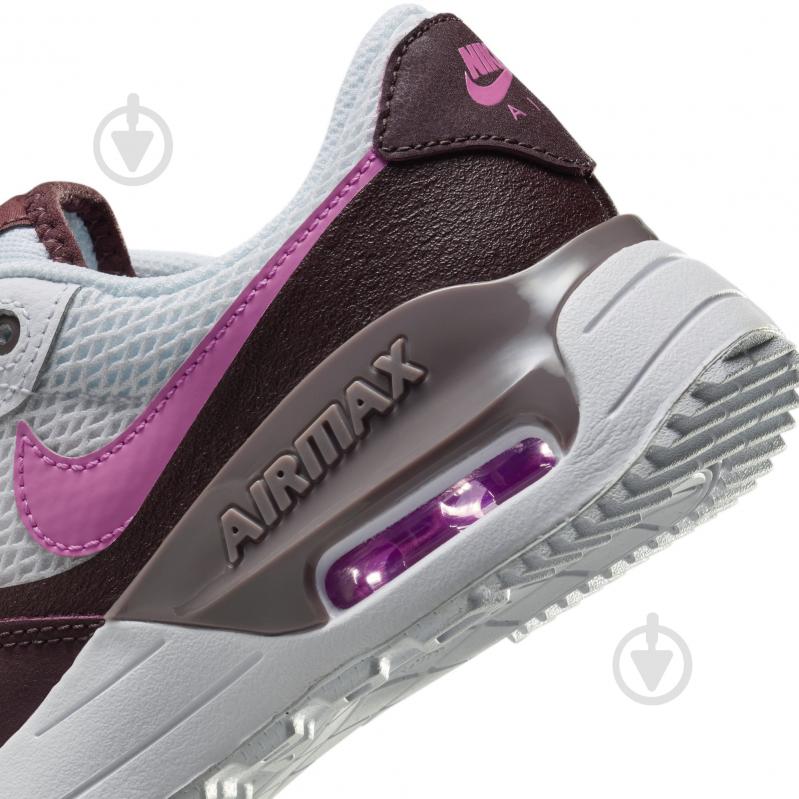 Кроссовки для девочек демисезонные Nike AIR MAX SYSTM DQ0284-116 р.38 белые - фото 9