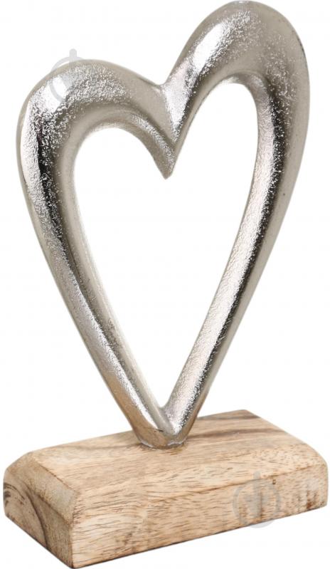 Статуэтка Inari Heart 7840/C 17х10,5х5 см серебряный - фото 2