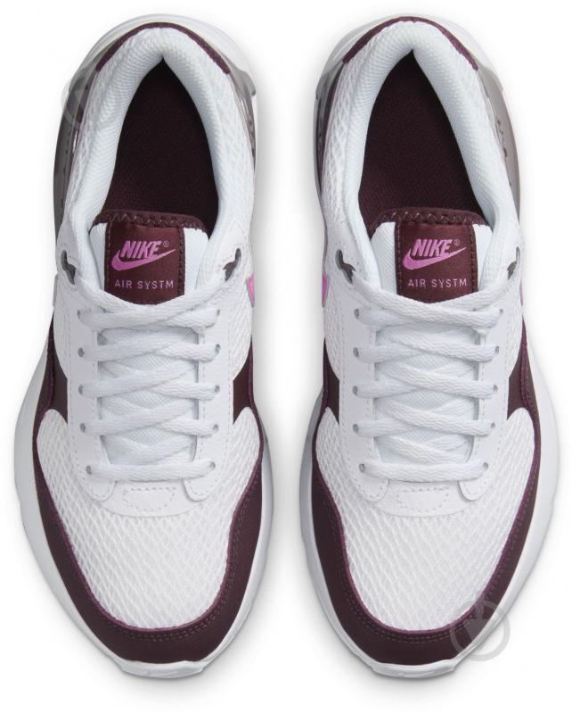 Кросівки для дівчаток демісезонні Nike AIR MAX SYSTM DQ0284-116 р.39 білі - фото 7