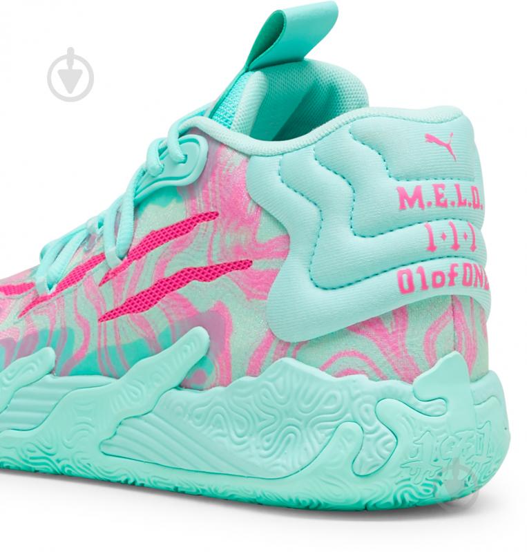 Кроссовки мужские демисезонные Puma MB.03 MIAMI 31051101 р.40,5 бирюзово-розовые - фото 5