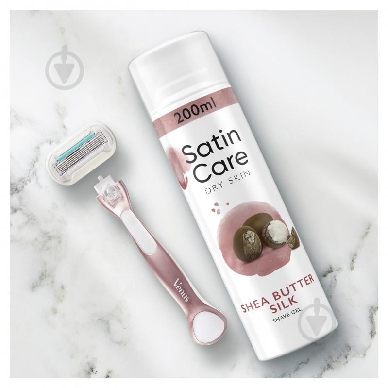 Гель для гоління SATIN CARE Для сухої шкіри 200 мл - фото 7