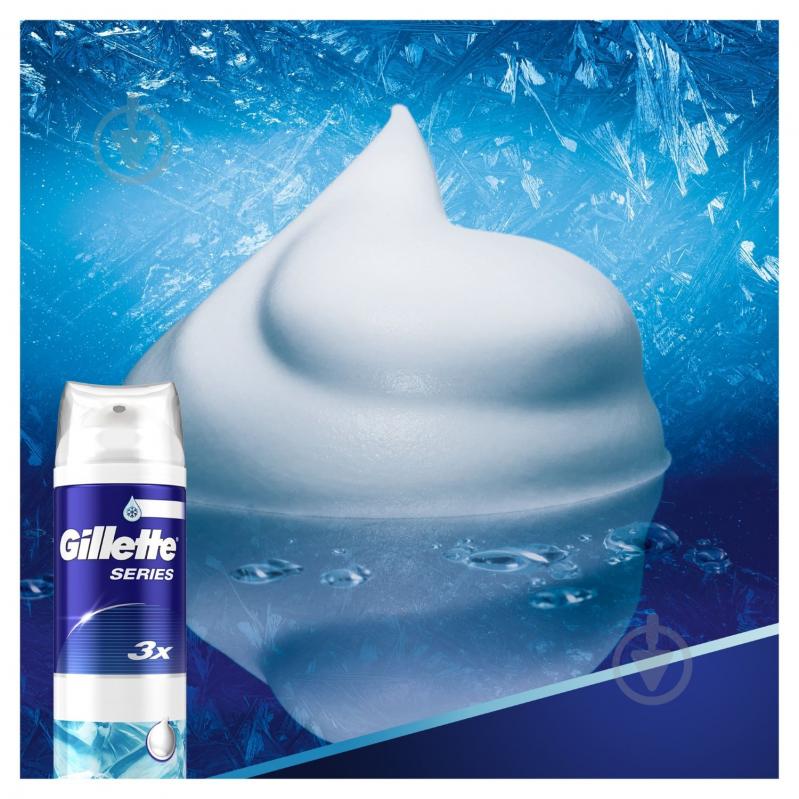 Пена для бритья Gillette Series Sensitive Cool 250 мл - фото 4