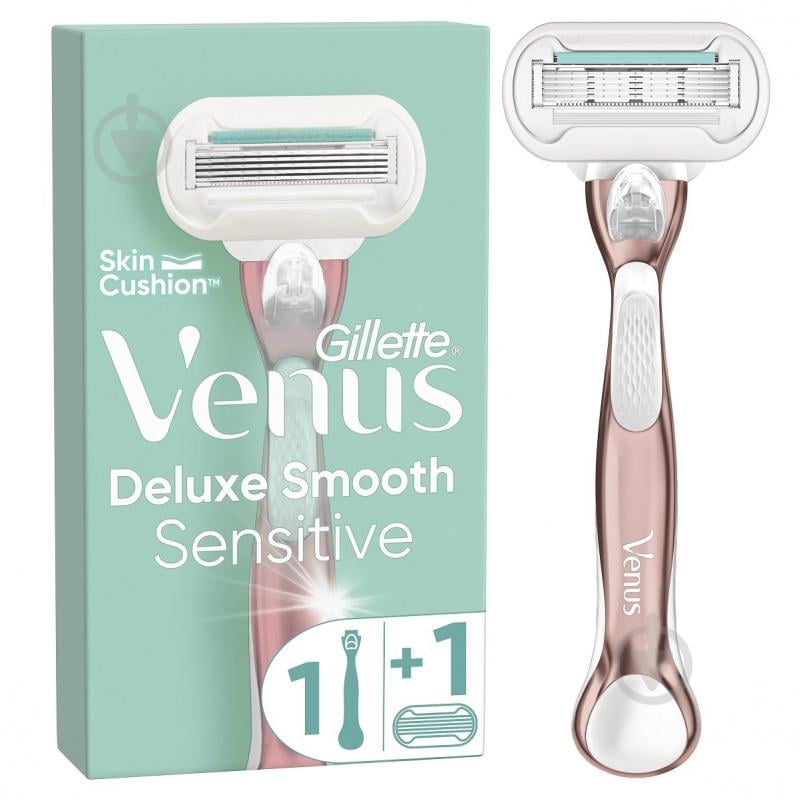 Бритва Gillette Venus Smooth RoseGold з 1 змінним картриджем - фото 1