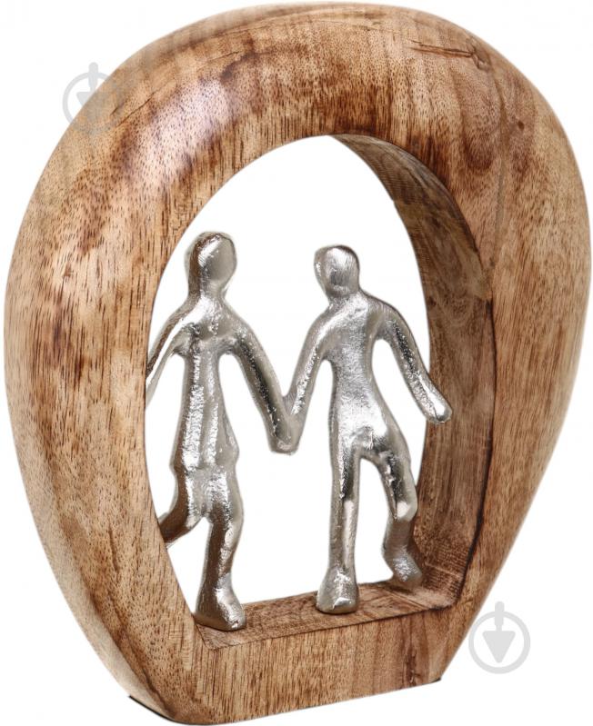 Статуэтка Inari Couple 8963 20х19х3,5 см серебряный - фото 2