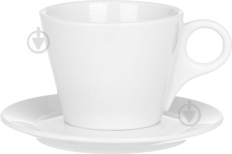 Чашка з блюдцем Horeca Lavazza 360 мл (F2437+F2438) Alt Porcelain - фото 1