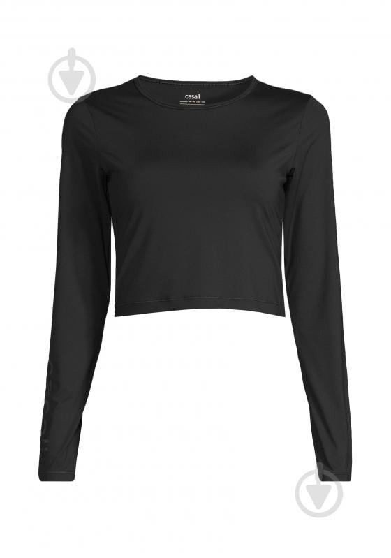 Топ Casall GRAPHIC CROP LONG SLEEVE 24231-901 р.S чорний - фото 4