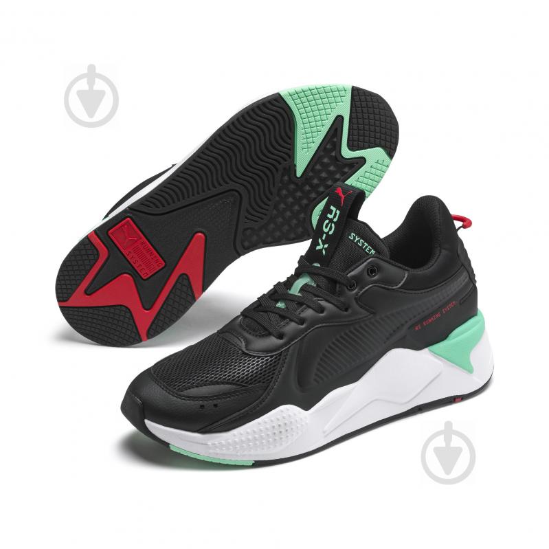 Кросівки чоловічі демісезонні Puma RS-X MASTER 37187001 р.45 чорні - фото 2