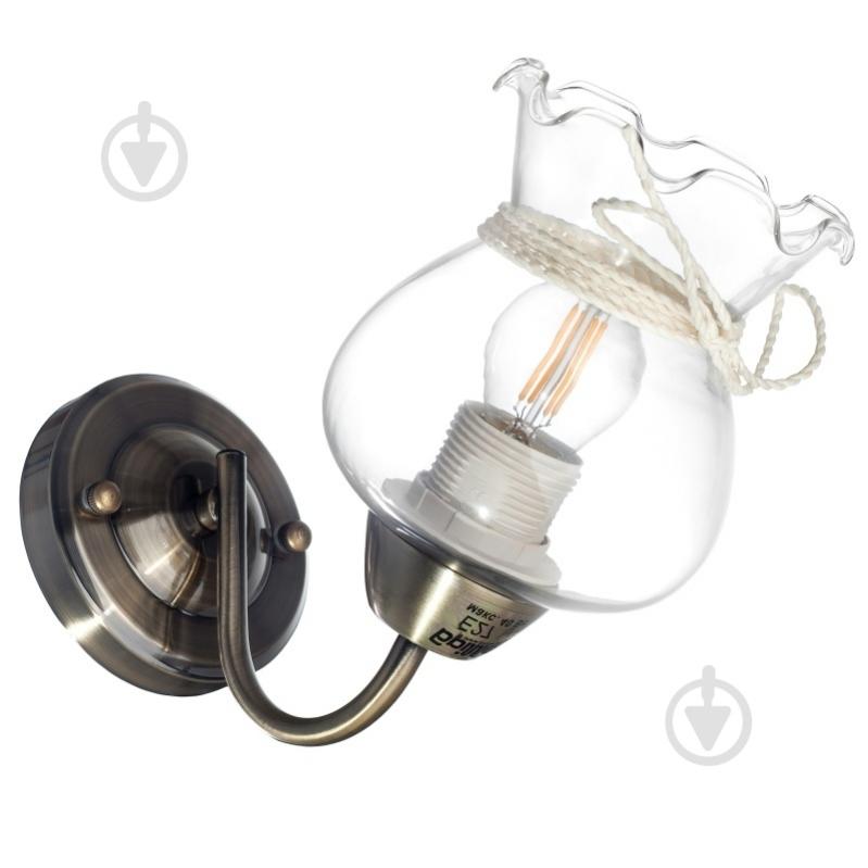 Бра Brille BCL-662W 60 Вт E27 бронзовый 26-645 - фото 2