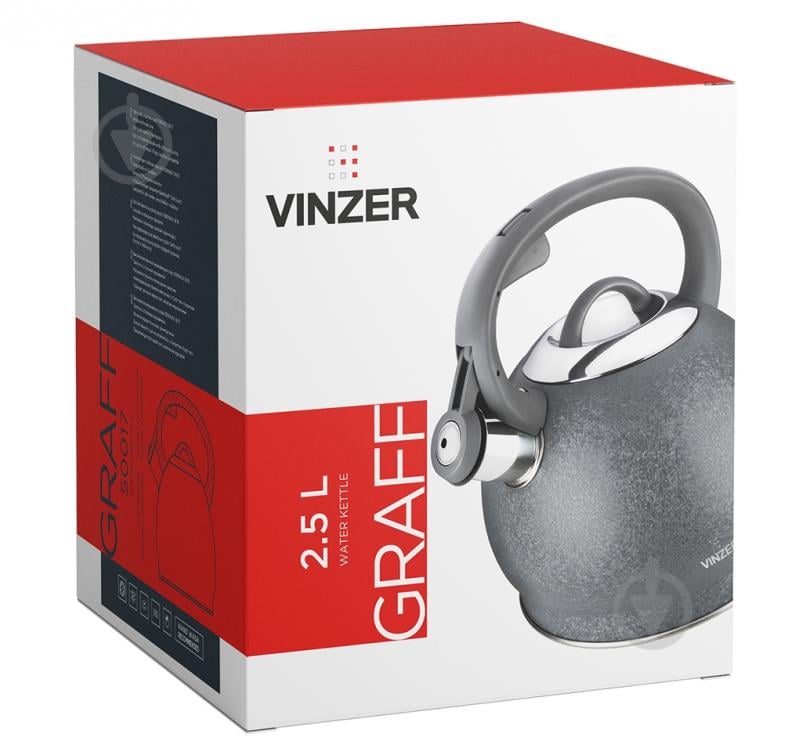 Чайник Vinzer Graff 2,5 л 50017 - фото 3 Чайник Vinzer Graff 2,5 л 50017 - фото 3