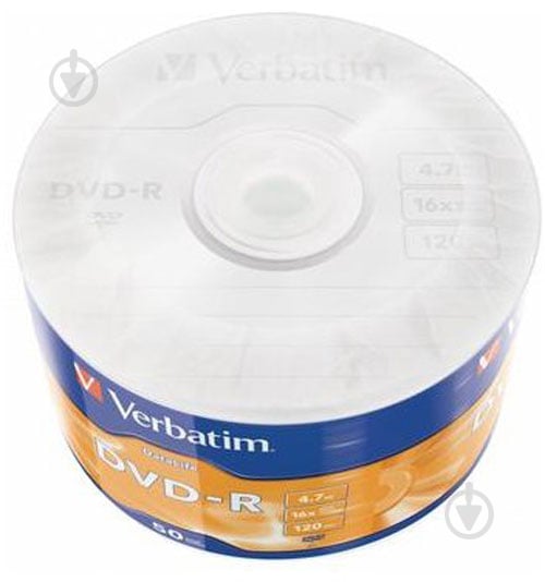 Verbatim Диски DVD-R DATA LIFE 4.7GB 43791 - фото 2