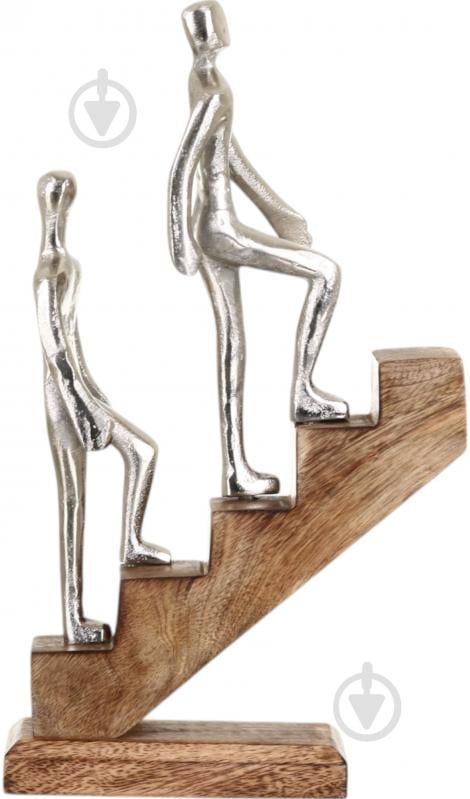 Статуэтка Inari Support 8943 34х18х8 см серебряный - фото 4