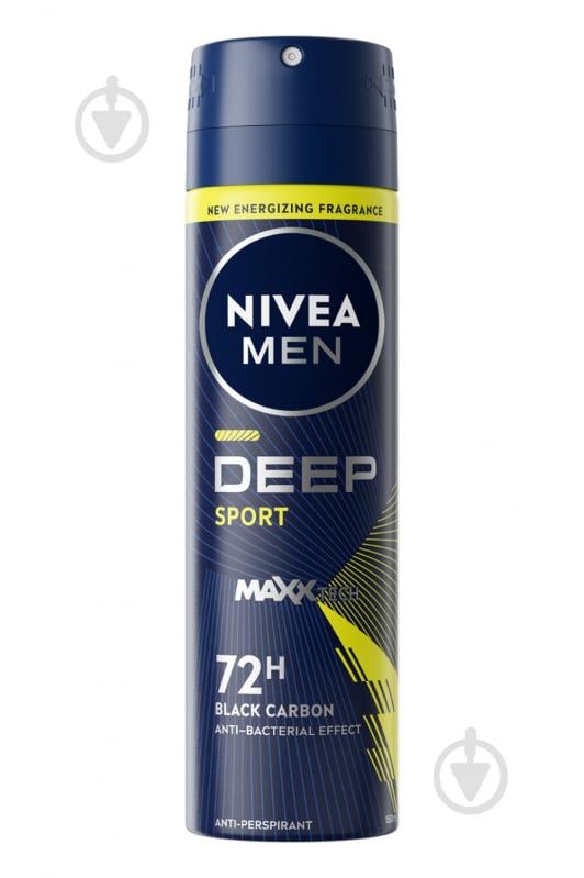 Антиперспірант для чоловіків Nivea MEN Deep Sport 150 мл - фото 1